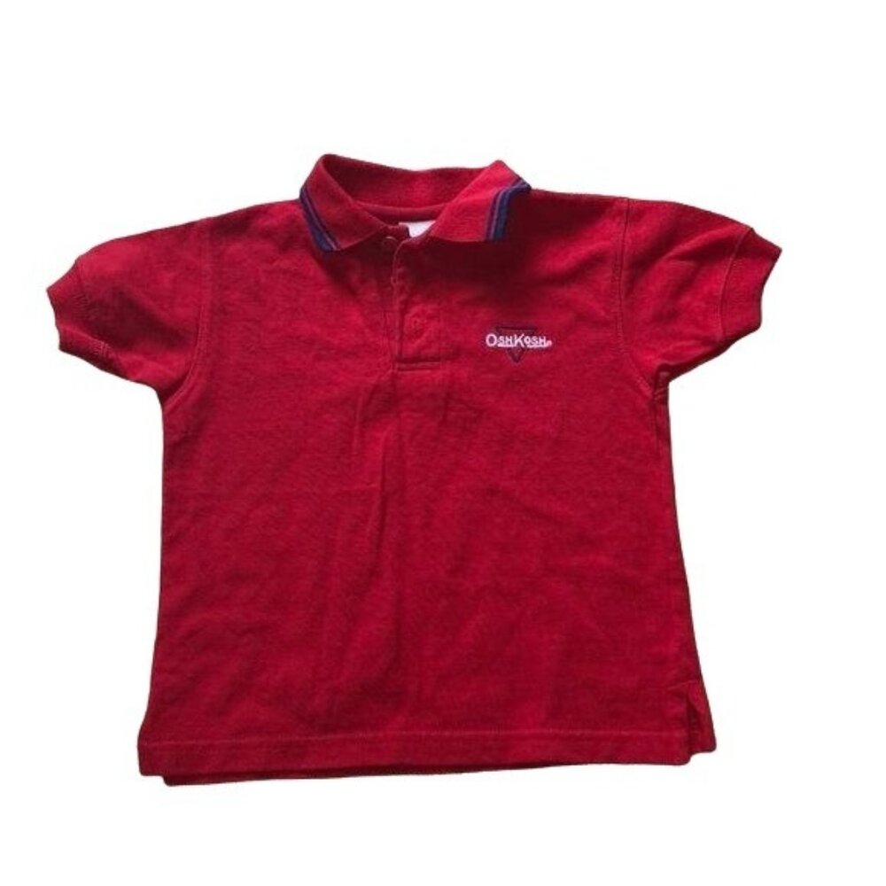 OshKosh BGosh Toddler Red Polo Shirt 2T